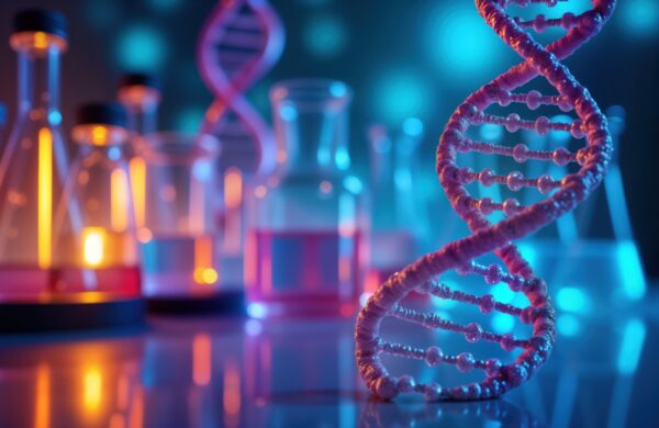 DNA Strang im Labor