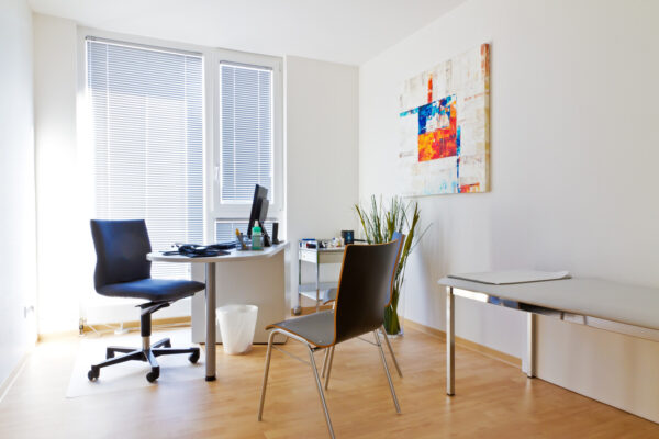 Sprechzimmer eines Arztes